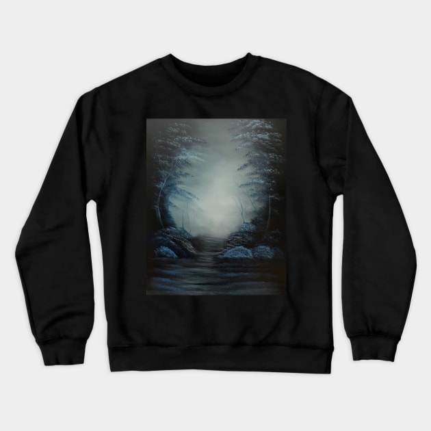 Dark Fantasy Forest Crewneck Sweatshirt by J&S mason